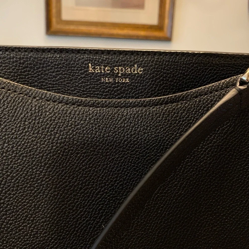 Kate Spade Black Pebbled Leather Crossbody Bag